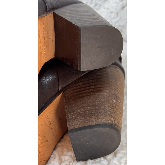 Rag‎ & Bone Classic Newbury Deep Brown Size US 7 EU37 Ankle Boots - Picture 10 of 13